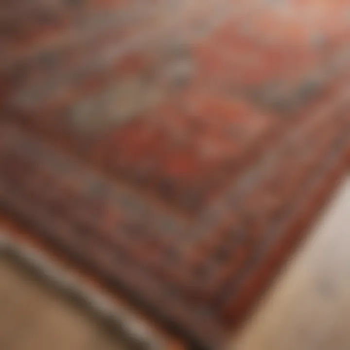 Variety of materials used in contemporary rugs