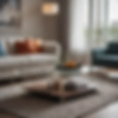 Elegant Modern Coffee Table Modern living room coffee table showcasing elegant design