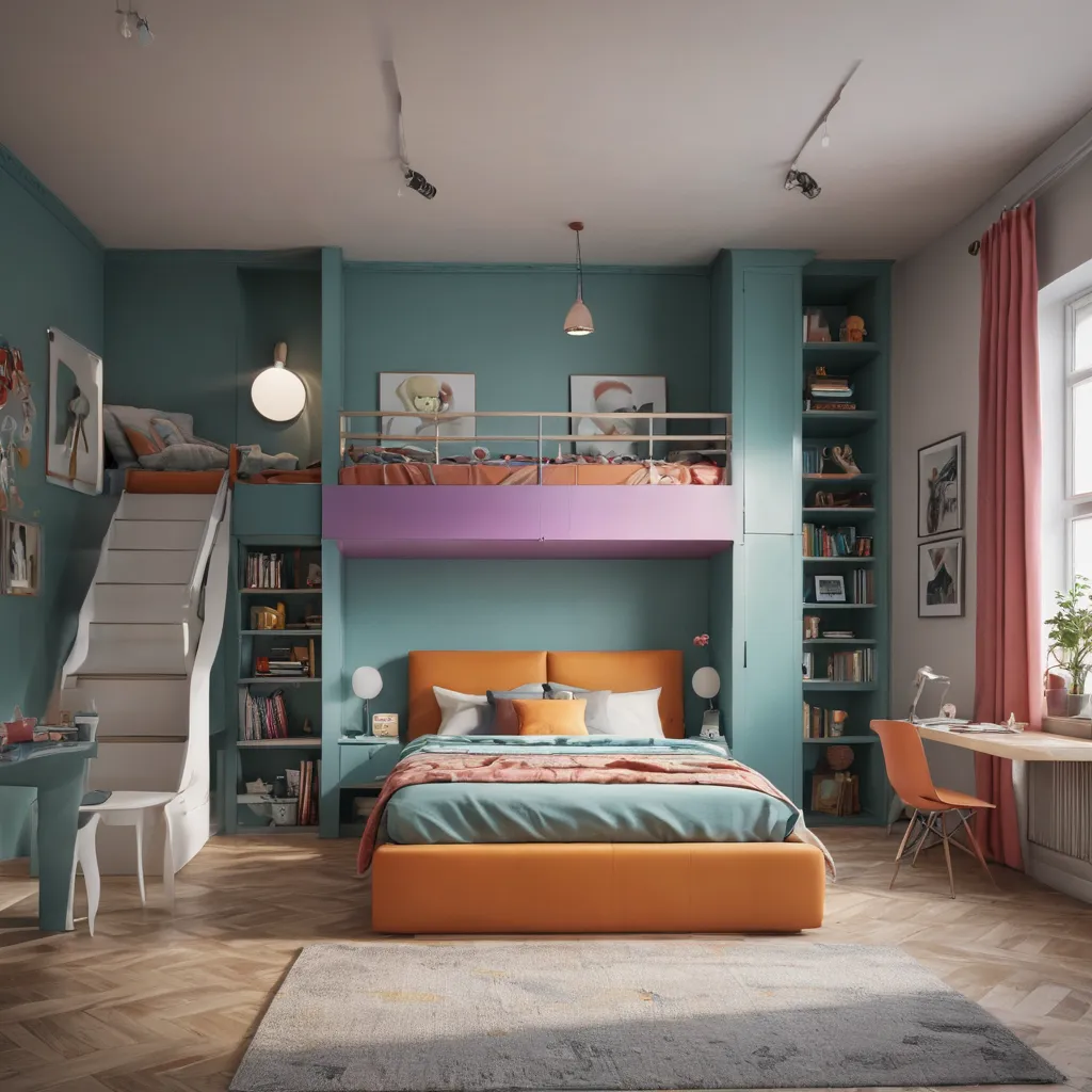 İki Katlı Çocuk Odası Modelleri ile Şık Tasarımlar